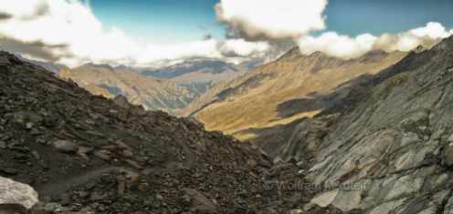 Col Vallante, 2.815 m, Grenzberg zw. Varaitatal und Queyras - Foto: © Wolfram Mikuteit