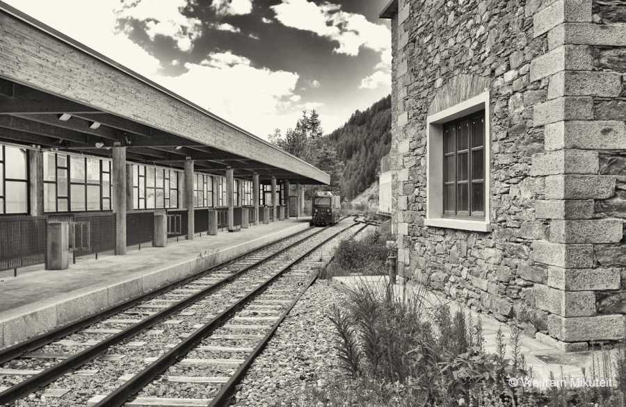 Bahnhofsgelände Cogne, Foto: © Wolfram Mikuteit