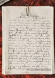 Original-Manuskript des 'Diario Partigiano' von Ugo Berga